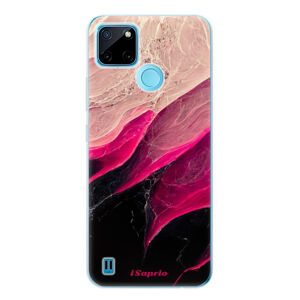 Odolné silikónové puzdro iSaprio - Black and Pink - Realme C21Y / C25Y