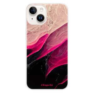 Odolné silikónové puzdro iSaprio - Black and Pink - iPhone 15