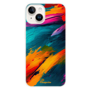 Odolné silikónové puzdro iSaprio - Blue Paint - iPhone 15