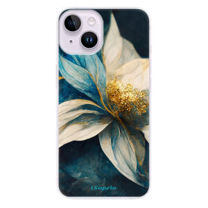 Odolné silikónové puzdro iSaprio - Blue Petals - iPhone 14
