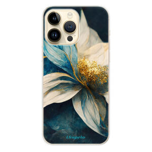 Odolné silikónové puzdro iSaprio - Blue Petals - iPhone 14 Pro Max