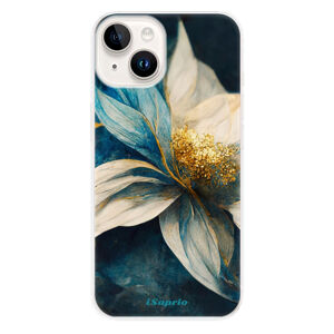 Odolné silikónové puzdro iSaprio - Blue Petals - iPhone 15