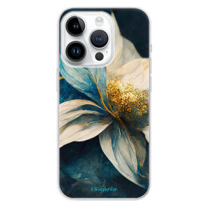 Odolné silikónové puzdro iSaprio - Blue Petals - iPhone 15 Pro