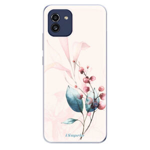 Odolné silikónové puzdro iSaprio - Flower Art 02 - Samsung Galaxy A03