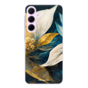 Odolné silikónové puzdro iSaprio - Gold Petals - Samsung Galaxy A35 5G