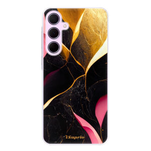 Odolné silikónové puzdro iSaprio - Gold Pink Marble - Samsung Galaxy A35 5G