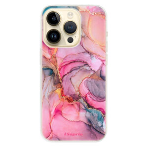 Odolné silikónové puzdro iSaprio - Golden Pastel - iPhone 14 Pro