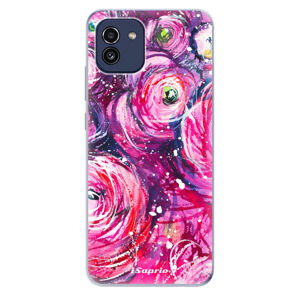 Odolné silikónové puzdro iSaprio - Pink Bouquet - Samsung Galaxy A03