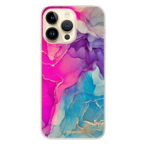 Odolné silikónové puzdro iSaprio - Purple Ink - iPhone 14 Pro Max
