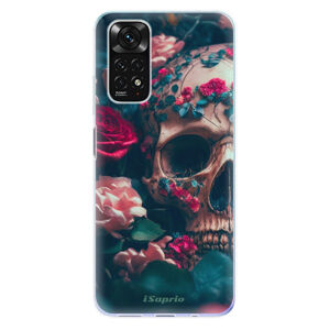 Odolné silikónové puzdro iSaprio - Skull in Roses - Xiaomi Redmi Note 11 / Note 11S