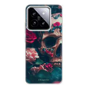 Odolné silikónové puzdro iSaprio - Skull in Roses - Xiaomi 14