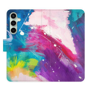 Flipové puzdro iSaprio - Abstract Paint 05 - Samsung Galaxy S23 FE