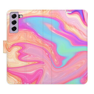 Flipové puzdro iSaprio - Abstract Paint 07 - Samsung Galaxy S21 FE 5G