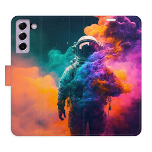 Flipové puzdro iSaprio - Astronaut in Colours 02 - Samsung Galaxy S21 FE 5G