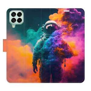 Flipové puzdro iSaprio - Astronaut in Colours 02 - Samsung Galaxy M53 5G