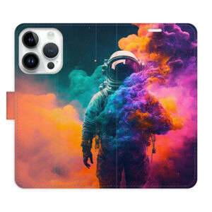 Flipové puzdro iSaprio - Astronaut in Colours 02 - iPhone 15 Pro