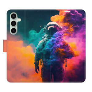 Flipové puzdro iSaprio - Astronaut in Colours 02 - Samsung Galaxy S23 FE