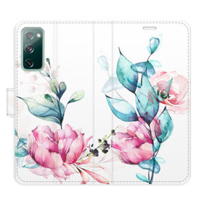 Flipové puzdro iSaprio - Beautiful Flower - Samsung Galaxy S20 FE