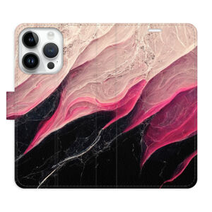 Flipové puzdro iSaprio - BlackPink Marble - iPhone 15 Pro