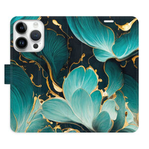 Flipové puzdro iSaprio - Blue Flowers 02 - iPhone 15 Pro