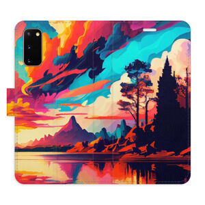 Flipové puzdro iSaprio - Colorful Mountains 02 - Samsung Galaxy S20