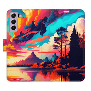 Flipové puzdro iSaprio - Colorful Mountains 02 - Samsung Galaxy S21 FE 5G