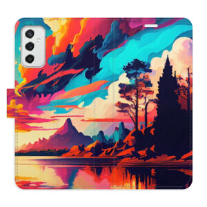 Flipové puzdro iSaprio - Colorful Mountains 02 - Samsung Galaxy M52 5G