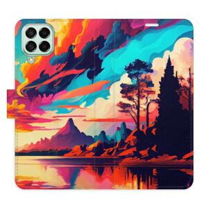 Flipové puzdro iSaprio - Colorful Mountains 02 - Samsung Galaxy M53 5G