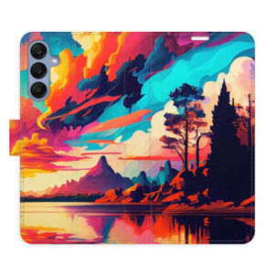 Flipové puzdro iSaprio - Colorful Mountains 02 - Samsung Galaxy A25 5G