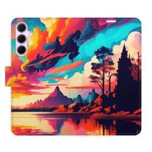 Flipové puzdro iSaprio - Colorful Mountains 02 - Samsung Galaxy A35 5G