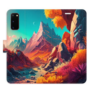 Flipové puzdro iSaprio - Colorful Mountains - Samsung Galaxy S20