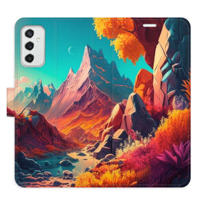 Flipové puzdro iSaprio - Colorful Mountains - Samsung Galaxy M52 5G