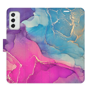 Flipové puzdro iSaprio - Colour Marble 02 - Samsung Galaxy M52 5G