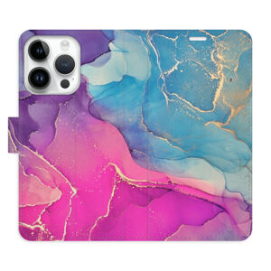 Flipové puzdro iSaprio - Colour Marble 02 - iPhone 15 Pro