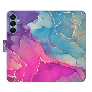 Flipové puzdro iSaprio - Colour Marble 02 - Samsung Galaxy A25 5G