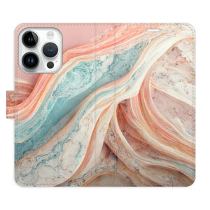 Flipové puzdro iSaprio - Colour Marble - iPhone 15 Pro