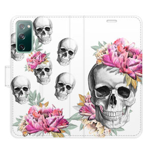 Flipové puzdro iSaprio - Crazy Skull - Samsung Galaxy S20 FE