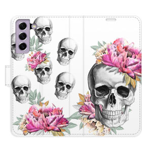 Flipové puzdro iSaprio - Crazy Skull - Samsung Galaxy S21 FE 5G
