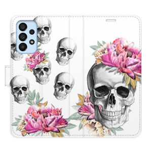 Flipové puzdro iSaprio - Crazy Skull - Samsung Galaxy A33 5G