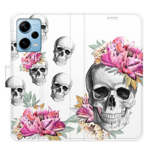 Flipové puzdro iSaprio - Crazy Skull - Xiaomi Redmi Note 12 Pro+ 5G