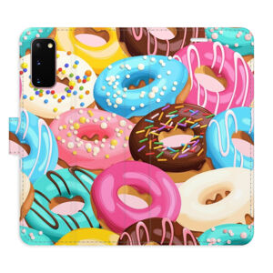 Flipové puzdro iSaprio - Donuts Pattern 02 - Samsung Galaxy S20