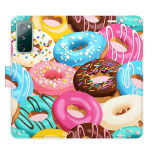Flipové puzdro iSaprio - Donuts Pattern 02 - Samsung Galaxy S20 FE
