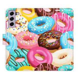 Flipové puzdro iSaprio - Donuts Pattern 02 - Samsung Galaxy S21 FE 5G