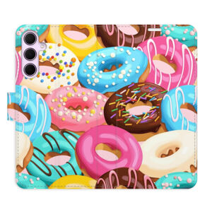 Flipové puzdro iSaprio - Donuts Pattern 02 - Samsung Galaxy A35 5G
