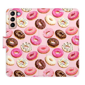 Flipové puzdro iSaprio - Donuts Pattern 03 - Samsung Galaxy S21