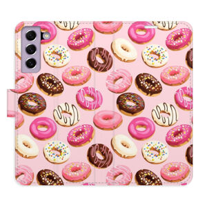 Flipové puzdro iSaprio - Donuts Pattern 03 - Samsung Galaxy S21 FE 5G