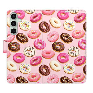Flipové puzdro iSaprio - Donuts Pattern 03 - Samsung Galaxy S23 FE