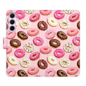 Flipové puzdro iSaprio - Donuts Pattern 03 - Samsung Galaxy A35 5G