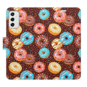 Flipové puzdro iSaprio - Donuts Pattern - Samsung Galaxy M52 5G