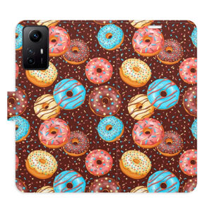 Flipové puzdro iSaprio - Donuts Pattern - Xiaomi Redmi Note 12S